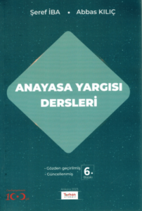 ANAYASA YARGISI DERSLERİ