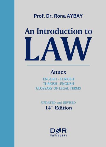 AN INTRODUCTION TO LAW Rona Aybay