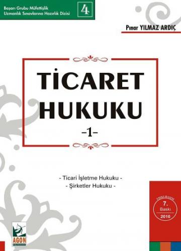 Ticaret Hukuku – 1 Pınar Yılmaz Ardıç